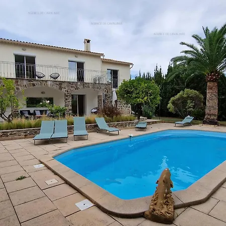 Spacieuse Avec Piscine Et Clim, Proche - Fr-1-100-359 Villa Cavalaire-sur-Mer