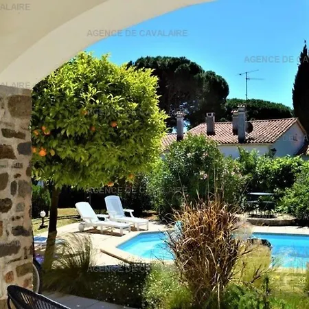 וילה Spacieuse Avec Piscine Et Clim, Proche - Fr-1-100-359 קבלייר-סור-מר